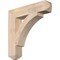 Ekena Millwork Thorton Craftsman Smooth Bracket, Douglas Fir, 3 1/2"W x 18"D x 18"H BKT04X18X18THR04SDF - alternate 1